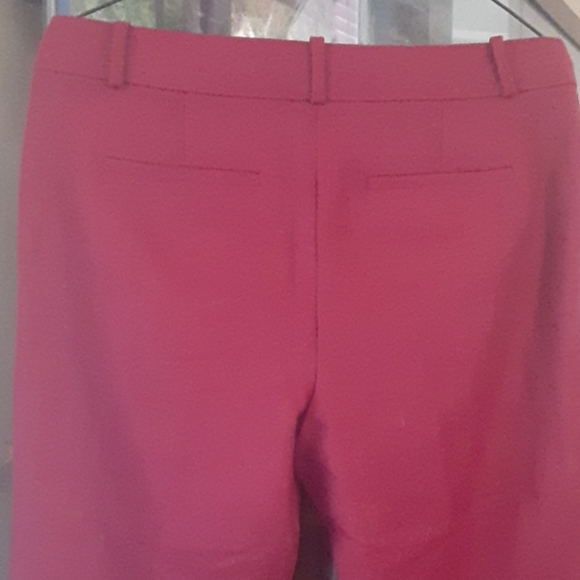SALE GUC Burgundy Loft Marisa Pants 8P - Picture 2 of 4